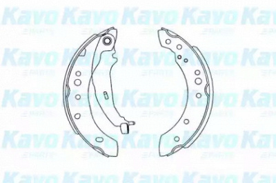 KAVO PARTS kbs6414 -  Комплект тормозных колодок